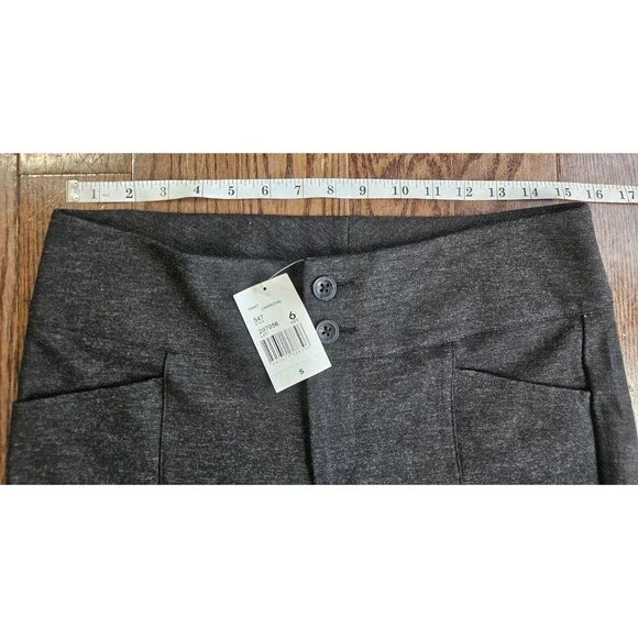 Cabi 547 Ponte Lean Trouser Pants Womens Size 6 Charcoal Gray NWT - Picture 10 of 14